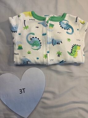 Kids Headquarters Dino-Themed Blanket onesie sleeper